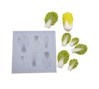 Silicone for Crafting Detailed Cabbage Leaves Portable Accessory for Artistics and Teaching Purposes Easy Release