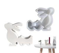 Silicone for Easter, 3D Easter Rabbit Shape, Non-Stick, for Epoxy Resin | for Cement Clay Candlestick Plaster and Table Decoration