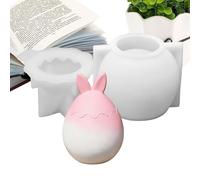 Silicone for Easter Eggs, 3D Silicone Shape for Bunny Ears - Baking Mould in the Shape of | For Home, Office, School, Bedroom, Desk, Apartment Party