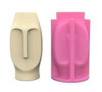 Silicone for Flower Pot Human Face Vase Resin Molds Craft Decorations Arrange Flowers Vase Molds Flower Pot Silicone