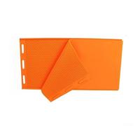 Silicone For Honeycomb Foundation For Mold For Beekeeping Diy Wax Comb Base Maker Tool Set With Large 44x28cm Size For Hive Frame Building White Color(Orange)