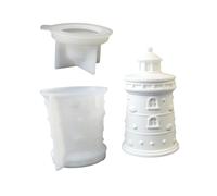 Silicone for Lighthouse Storage Jars with Detailed Relief for Resin and Decorative Containers Jewelry Box