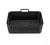 Silicone for liner for COSORI CAF-R901 Air Fryer 21.5cm Dual Handle(black) | Fits for cosori CAF-R901, dual handles for safe lifting, heat resistant up to 450F, thick for durable silicone