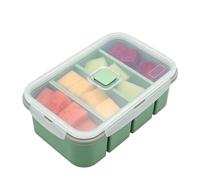 Silicone Freezer Cube Trays - 28cm,Stackable Lidded Food Storage Containers, Long Lasting, Reusable Mold Set | Meal Prep Freezing Tool For Sauce Broth Stock Kitchen Camping Picnic Travel
