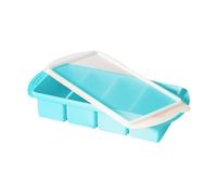 Silicone Freezer Mold - Silicone Tray Soup Molds for Freezer,4-Cavity Lidded Container, Reusable Kitchen Tool for Hot Weather Camping Trips RV Home Restaurant