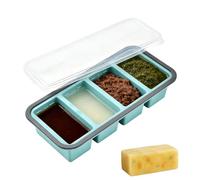 Silicone Freezer Molds - Easy Release Food Storage Container | Soup Freezer Containers | for Broth Rice provide clear volume guides for 250ml or 125ml portions, making it easier to freeze broths