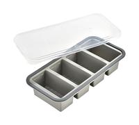 Silicone Freezer Molds With Lid | Easy Release Freezer Container - Silicone Ice Molds | Suitable for Meals Broth Rice Liquids and Leftovers