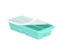 Silicone Freezer Moulds 4-Cell Soup Storage Tray with Lid - BPA Free Portion Control for Batch Cooking Meal Prep - 29x12.5cm(1)