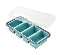 Silicone Freezer Tray - Flexible Food Freezing Solution | Soup Freezers Container | Silicone Freezer Mold For Meal Prep Batch Cooking Leftover Storage Kitchen Organization Home Freezing Use