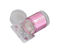 Silicone French Nails Art Stamper Set With Scrapers Round Visible Body Jelly Stamping For Nails Art Manicure Designs French Tip Nail Tool