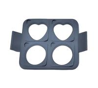 Silicone Fried Egg Rice Cooker Ring Griddle Egg Ring Mold Tray Non Stick Egg Mold Round Heart Pancake Mold