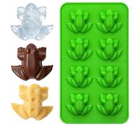 Silicone Frog Mold, Passover Frog Silicone Candy Molds for Chocolate, Candy, Dessert, Jelly and Ice Tray Cake Decoration Pesach Seder and Kitchen Accessories