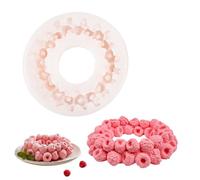 Silicone Fruit Molds - Non-Stick 3D Berry Shape | Heat Resistant Reusable Mold | Raspberry Silicone Mold, Baking or Soapmaking, Jelly Mousse or Chocolate, Realistic Candy Design, Easy Release Reusable