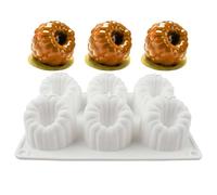 Silicone Fruit Shape Cake Dessert Mold | 3D Raspberry Silicone Mould - 6 Cavity Pastry Mould - for Home Kitchen, Baking & Baking, Pastry