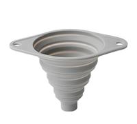 Silicone Funnel, Cooking Gadgets Funnel, Foldable Silicone Pipe, With Foldable And Space Saving, Felxible And Easy To Clean, 12x9x1.5cm, Green/Blue/Gray, For Kitchen