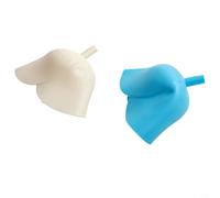 Silicone Funnel Set (4-Pack) - Rose-Shaped Kitchen Funnel for Oil Sauces Liquids Spill-Resistant Dishwasher-Safe Flexible for Featherweight 3.54 X 3.46 Inches