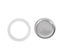 Silicone Gasket Seal for RING, Replacement Gasket Seal, Washer And Filters, For Coffee Espresso Moka, Stove Pot, Top Silicone Rubber(9 cup+sieve)