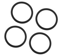 Silicone Gasket Seals Black 4 Piece Spare Pack Helping Worn Chug Lids Keep Tighter Closure During Commute Carry, Travel Upkeep, Kitchen Storage Replacement Gasket Rings Chug Cap Seal Rings Bottle Lid