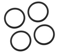 Silicone Gasket Seals Black 4 Piece Spare Pack Helping Worn Chug Lids Keep Tighter Closure During Commute Carry, Travel Upkeep, Kitchen Storage Replacement Gasket Rings Chug Cap Seal Rings Bottle Lid