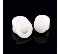 Silicone Gaskets Pack,silicone gaskets, 10 Pcs Food Grade Silicone Gaskets ID 20mm For Screws & Pipe Fittings White Multiple Sizes(44mm*3mm)
