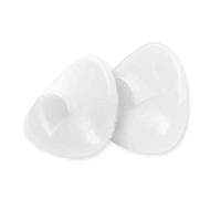 Silicone Gel Bra Breast Enhancers Push Up Pads Triangle shape Chicken Fillets Inserts Bikini (Transparent 1pair)