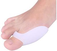 Silicone Gel Foot Thumb Best Toe Straighteners Separators Bunion Corrector - Reduce Foot Problems / Hallux Valgus & Hammer Toe - Gel Big Toe Bunion Guard & Protector Yoga, Gym, Running (1 PAIR)