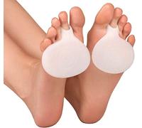Silicone Gel Forefoot PAD & Toe Separator 3 Pair by PEDIMEND™ - Relax Pressure Points - Fat Pad Atrophy, Burning Sensations, Hard Skin, Morton's Neuroma Pad - Foot Care - for Men & Women