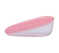 Silicone Gel Insoles, Silicone Sport Heel Protector, Heel Cushion Increase for Men Women, Support Shoes, Height Increasing Half Soles(3.5cm-Pink)