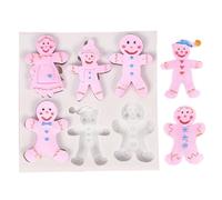 Silicone Gingerbread Man Soap Mould Candy Chocolate Mould