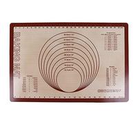 Silicone Glass Fiber Baking Mat Non Slip Kneading Dough Pastry Baking Sheet Reusable Non Stick Kitchen Tool for Home Bakery Cooking 23.6x15.7 Inches