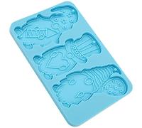 Silicone Gnome Mold DIY Keychain Mold Epoxy Resin Molds Birthday Keychain Mold Jewelry Making Accessories