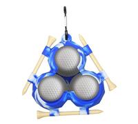 Silicone Golf Ball Cover - Soft Silicone Protective Case For 3 Balls, Portable Golf Accessories, Golfer Golf Ball Protection Holder | Golf Ball Holder