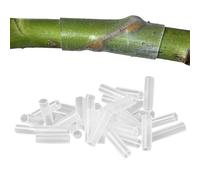Silicone Grafting Sleeves for Fruit Trees - 200pcs 3-10mm Multi-Size Mixed High-Elasticity Thin-Walled Grafting Tubes | Horticultural Tool for Fast Plant Adhesion, Healing, Strengthening Weak Branches