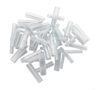 Silicone Grafting Sleeves for Fruit Trees, 50/100/200 Pcs, Thin-Walled Elastic Plant Ties with Weather Resistance for Rapid Healing and Branch Support in Gardening(1)