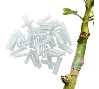 Silicone Grafting Sleeves for Fruit Trees,High-Elastic Thin-Walled Grafting Tubes,Rapid Plant Bonding,Gardening Tools,Flexible,Durable & Promotes Fruit Tree Healing Reinforce Weak Branches (50PCS)