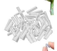 Silicone Grafting Sleeves for Fruit Trees, Pack of 50 Flexible Grafting Tubes for 3-7.5 mm Stems, Protective Wrapping Sleeves for Tree Branch Grafting and Plant Healing (100 Pcs)