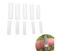 Silicone Grafting Sleeves for Fruit Trees, Plant Trunk Protective Wrapping Sleeve, 3-7.5mm Flexible Grafting Tubes for Tree Branches, Ideal for Garden Plants Farmers Gardeners Floral