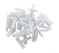 Silicone Grafting Sleeves for Fruit Trees Thin-Walled Flexible Branch Support for rapid Healing Weather Resistant Transparent Multiple Sizes 50 100(1)