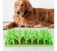 Silicone Grass Mat for Cats, Lick Lawn Enrichment Mat, Silicone Slow Feeding Snuffle Mat for Cat and Dogs, Interactive Cat Dog Food Toy, Foraging Snuffle Mat, for Foraging and Stress Relief