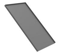 Silicone Griddle Cover Mat, Non Stick Waterproof Heightened Edge Thickened Foldable Protective Grill Mat, Heavy Duty Food Grade Silicone Griddle Grill Mats Accessories for Outdoor BBQ(grey-36in)