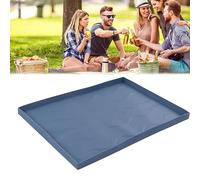 Silicone Griddle Mat Cover for Blackstone, Food Grade Silicone Grill Protective, Premium Heavy Duty Grill Griddle Accessories, Reusable, All Season Outdoor Use Cooking Cover (Small Size Grey) (Small