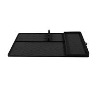 Silicone Griddle Tools Mat, Large Heat Resistant Side Mat, Silicone BBQ Cooking Pad, Mes S Fre E Grilling Solution, Easy to Clean, 41x29.5x1.7cm, for Cooking