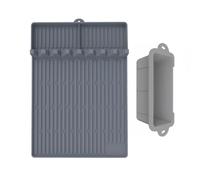 Silicone Grill Griddle Drip Box Griddle Grill Oil Drip Pan Grill Fly Pan Griddle Grease Cup Liner Grease Tray Liner