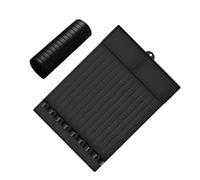 Silicone Grill Mat - Grill Pads and Floor Mats | Washable Grill Mat, Spatula Holder | Grill Oven Tool Mat | Large Insulation Protection Pad with 2 Divided Compartments for Indoor and Outdoor Use