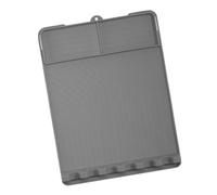Silicone Grill Utensil Mat for Outdoor Grilling, Grey