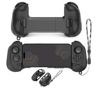 Silicone Grip Case Cover for SCUF Nomad,Controller Grip Protective Cover Compatible with SCUF Nomad Wireless iPhone Mobile Gaming Controller,Handle Protective Case Cover with Lanyard (Black)