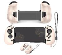 Silicone Grip Case Cover for SCUF Nomad,Controller Grip Protective Cover Compatible with SCUF Nomad Wireless iPhone Mobile Gaming Controller,Handle Protective Case Cover with Lanyard (Off White)