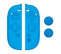 Silicone Grip Case for Switch 2 for J-con, Soft Anti-slip Anti-scratch Dust-proof Handle Protective Cover With Thumb Grip Caps for Switch 2 Gamepad Accessories (blue)