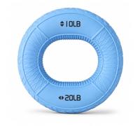 Silicone Grip Strength Trainer Ring - Dual Resistance Hand Exerciser Finger Strengthener with Massage Texture, Portable Forearm Workout Equipment for Stress Relief & Grip Training, Food Grade Silicone