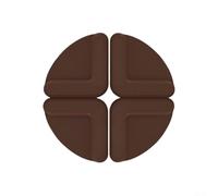 Silicone Gripper Pads for Cutting Boards That Stay in Place on Smooth Surfaces and Provide Reliable Kitchen Workstation Support (Brown)